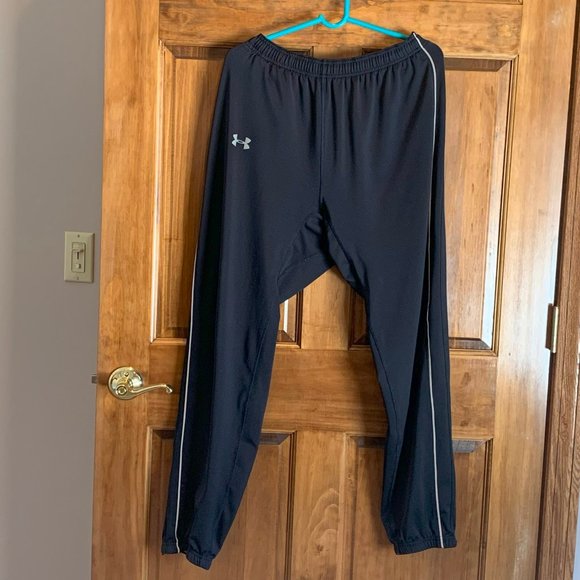 MEN'S XL BLACK UNDER ARMOUR PERFORMANCEAPPAREL, PANTS, RN96510 - Picture 2 of 8